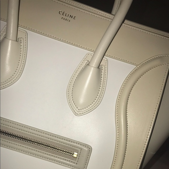 CÉLINE - tri colour mini luggage tote - Picture 6 of 8